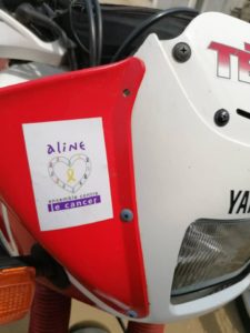 Des allemands soutiennent l’ONG Aline – La moto rouge